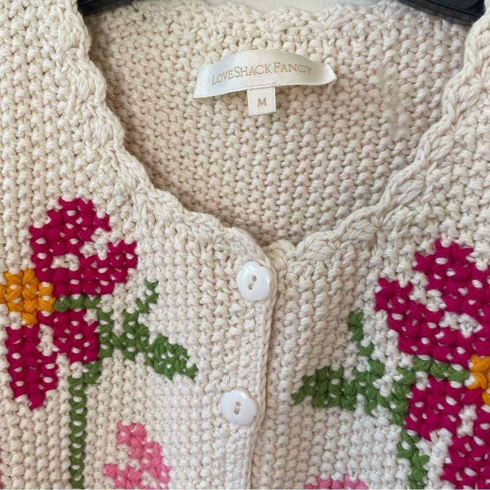 LOVESHACKFANCY CARDIGAN SWEATER - Picture 10 of 14